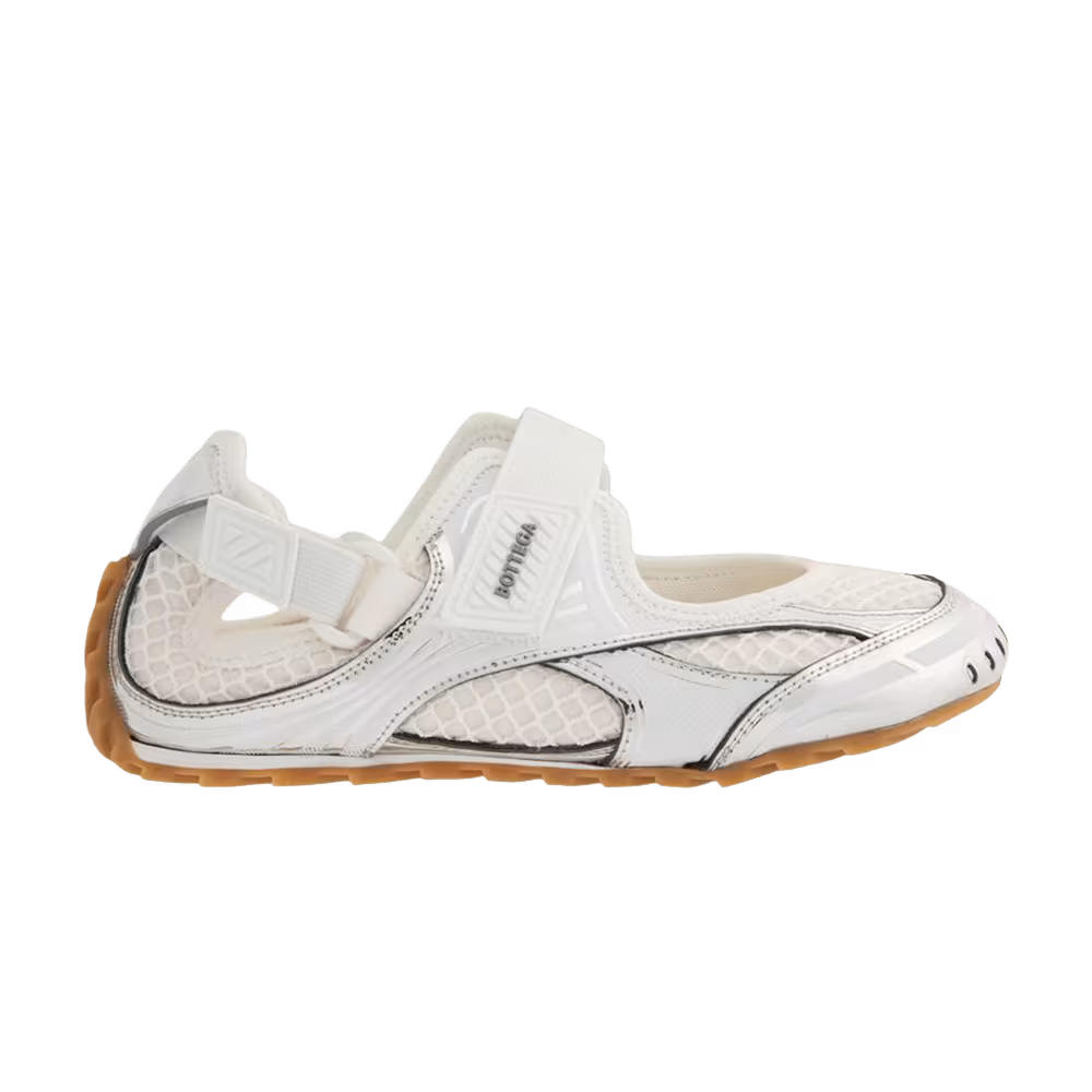 Bottega Veneta Bottega Venetta Women's Orbit Sneaker Silver White
