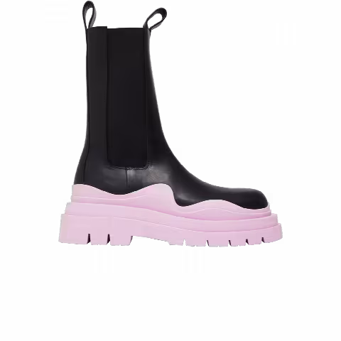 Bottega Veneta Wmns Tire Boot 'Black Gloss'