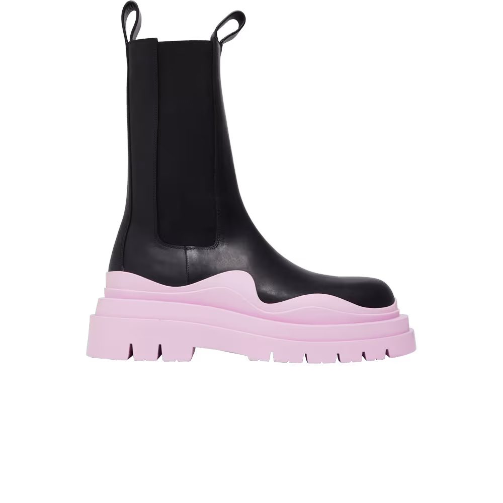 Bottega Veneta Women's Tire Boot Black Gloss
