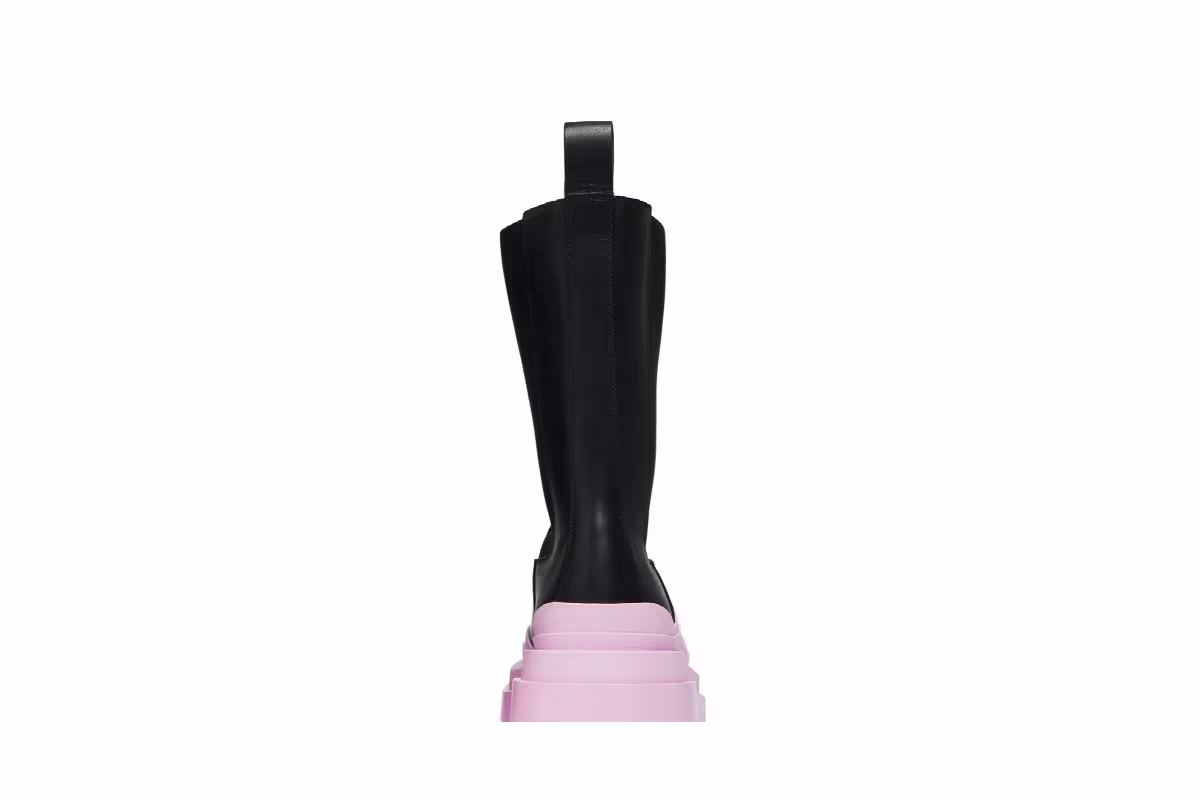 Bottega Veneta Women's Tire Boot Black Gloss, view 8