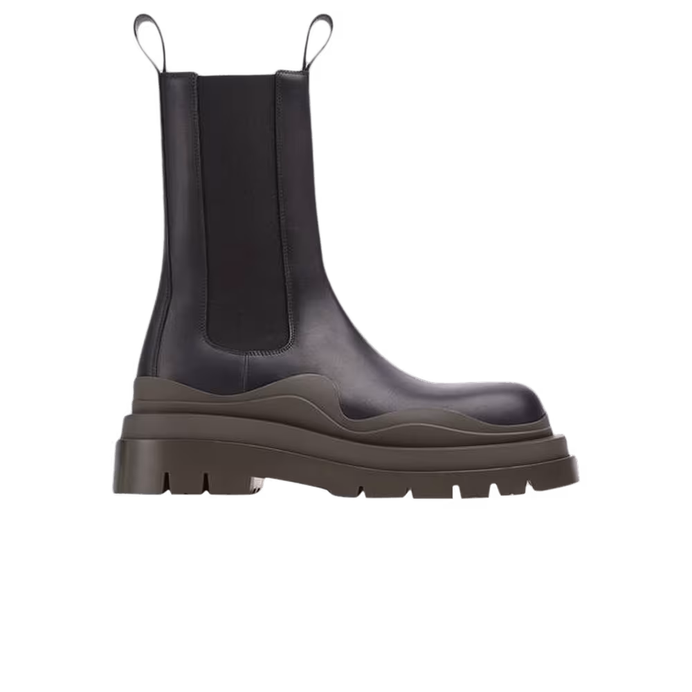 Bottega Veneta Tire Boot Black Camping
