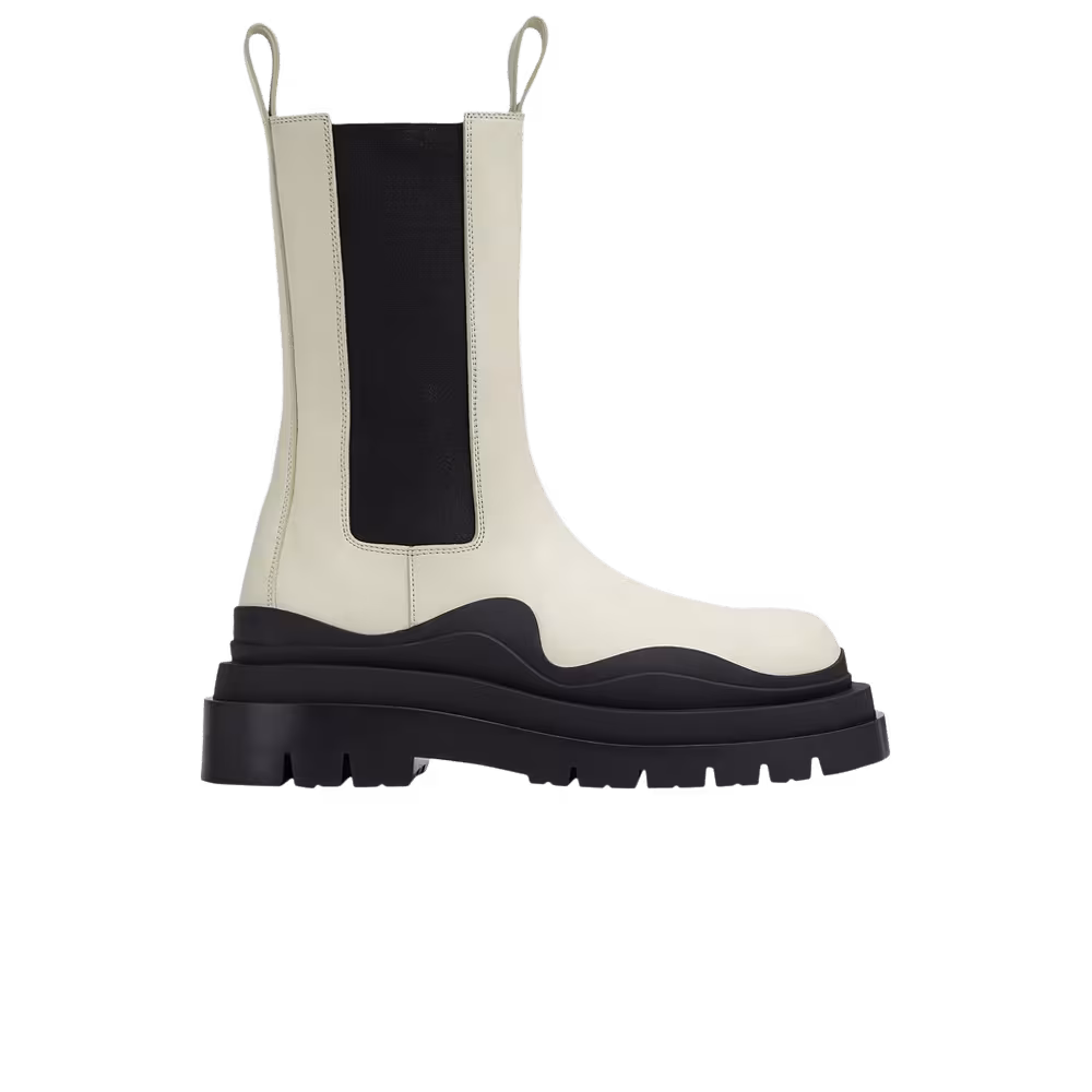 Bottega Veneta Women's Tire Boot Sea Salt Black