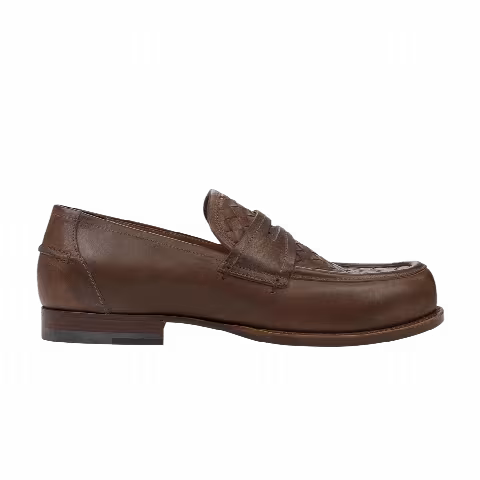 Bottega Veneta Edoardo Storm Cuir Loafers 'Brown'