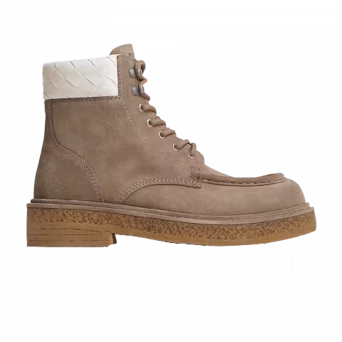 Bottega Veneta Haddock Lace-Up Ankle Boot 'Driftwood'