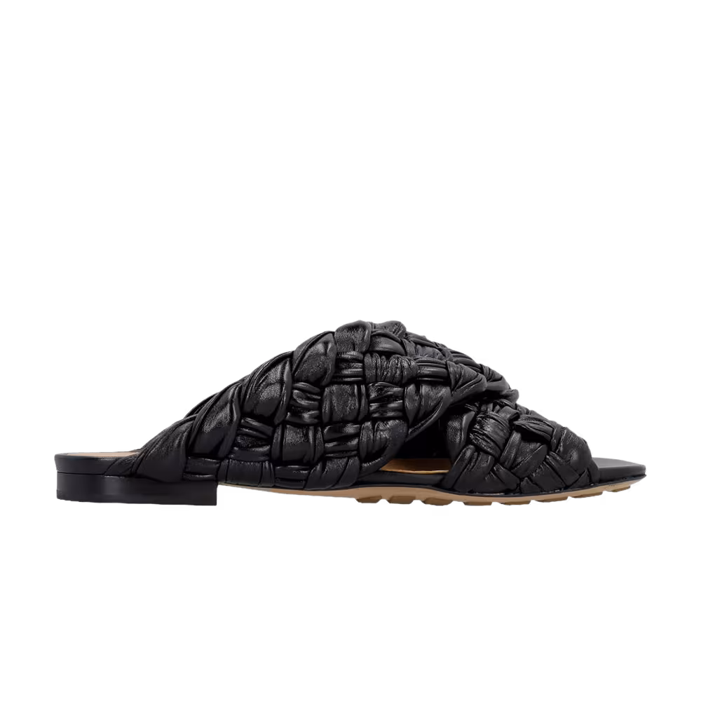 Bottega Veneta Women's Board Intrecciato Slide Black