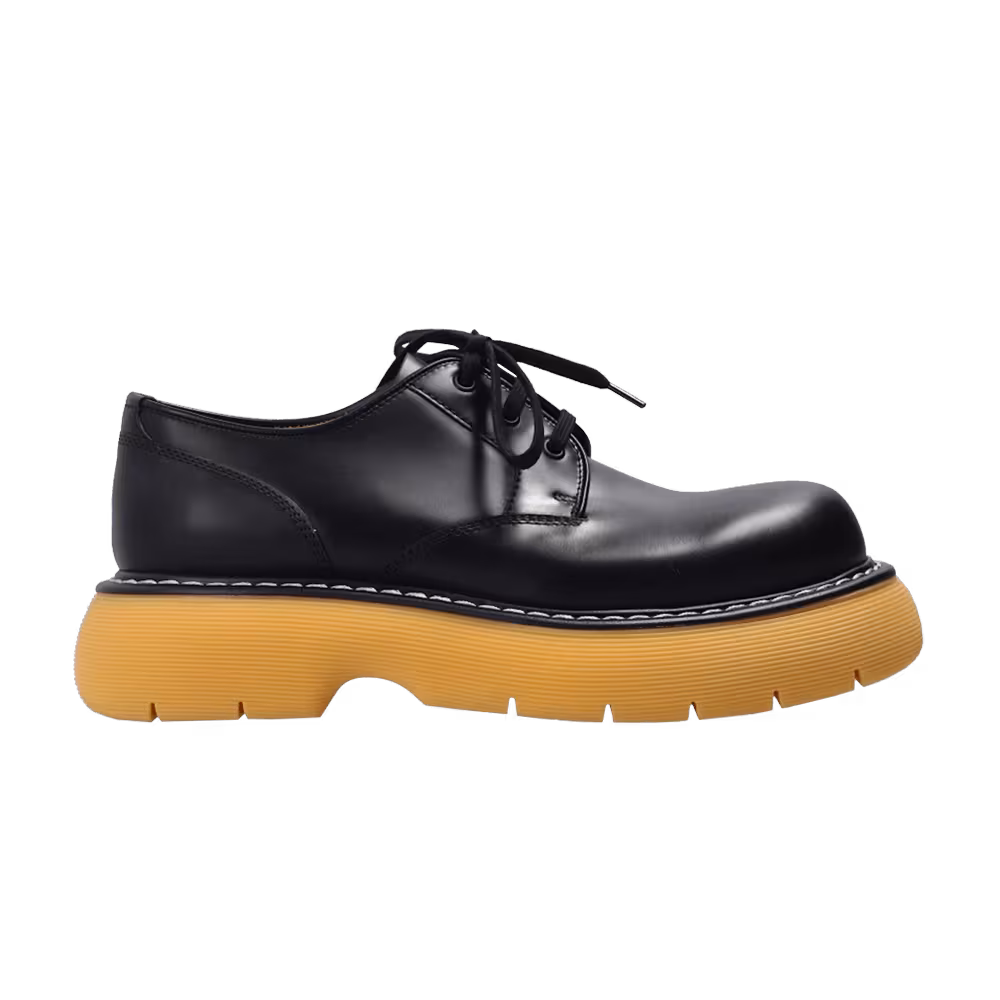 Bottega Veneta Swell Lace-Up Black Natural