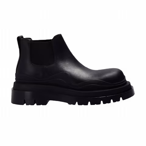 Bottega Veneta Tire Cropped Boot 'Black'