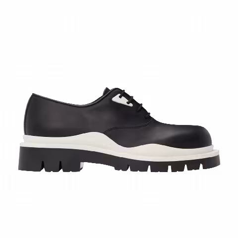 Bottega Veneta Tire Lace-Up 'Black Ivory'