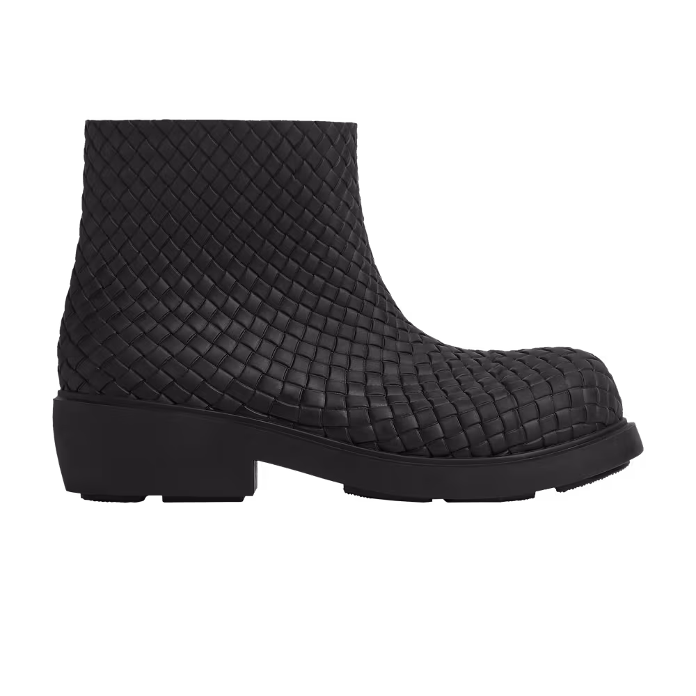 Bottega Veneta Fireman Ankle Boot Black