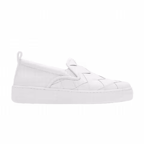 Bottega Veneta Dodger Slip-On 'Intrecciato - Optic White'