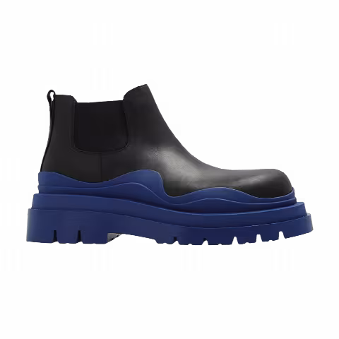 Bottega Veneta Tire Cropped Boot 'Black Cruise'