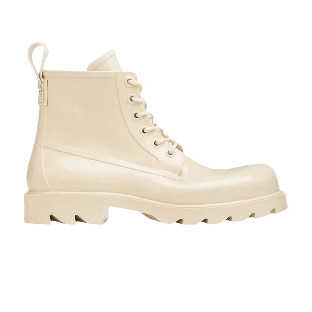 Bottega Veneta Women's Stride Lace-Up Ankle Boot Sea Salt