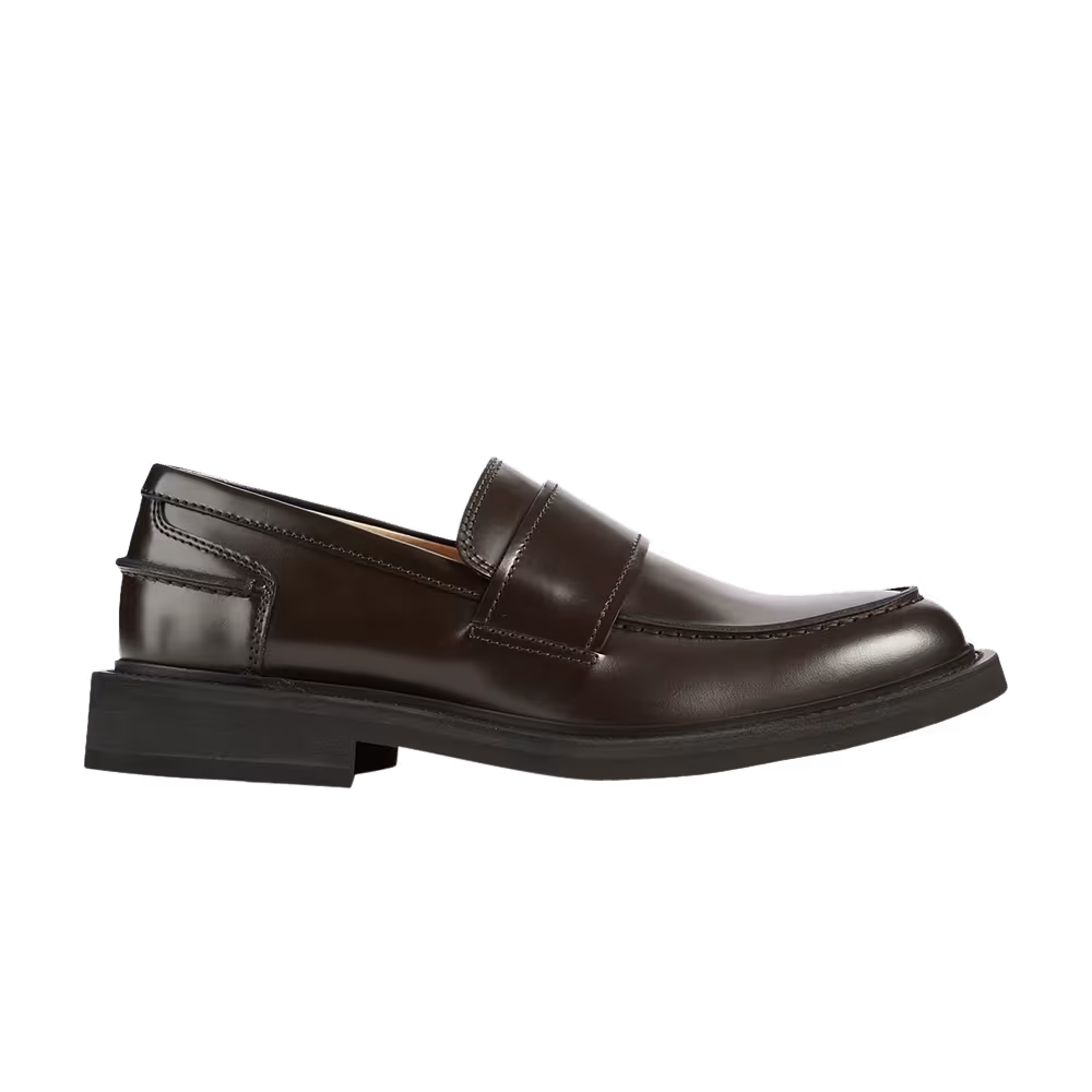 Bottega Veneta Brushed Calfskin Classic Loafer Espresso