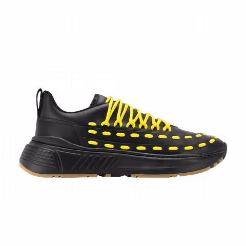 Bottega Veneta Speedster 'Storm Cuir - Black Yellow'