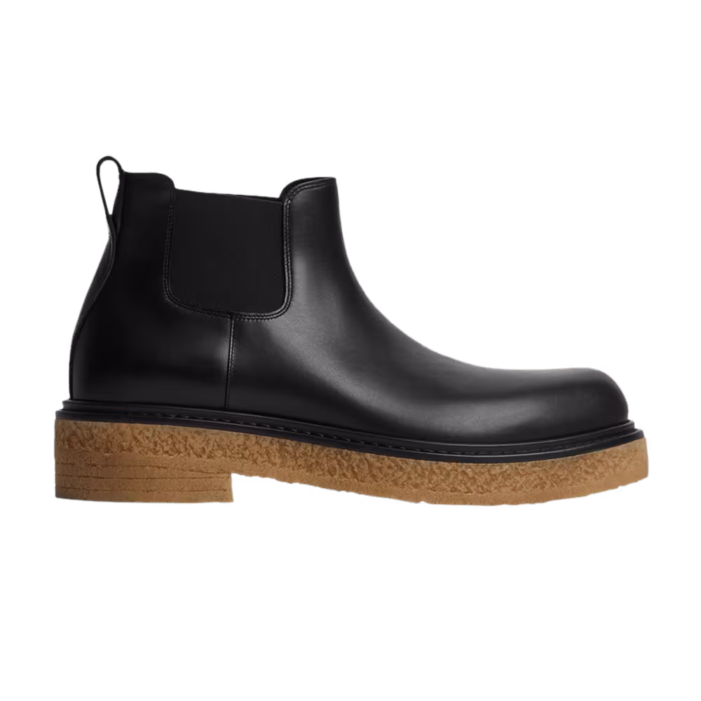 Bottega Veneta Haddock Chelsea Ankle Boot Black