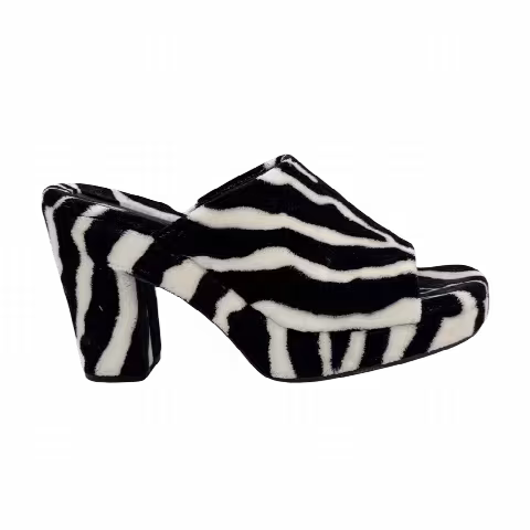 Bottega Veneta Wmns Gleam Sandal 'Zebra'