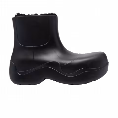 Bottega Veneta Wmns Puddle Snow Boot 'Shearling - Black'