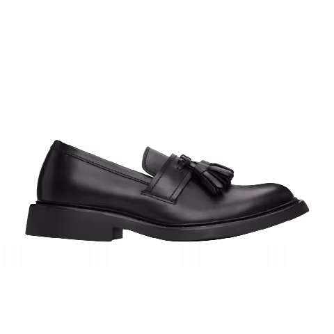 Bottega Veneta Tokyo Tassel Leather Loafer 'Black'