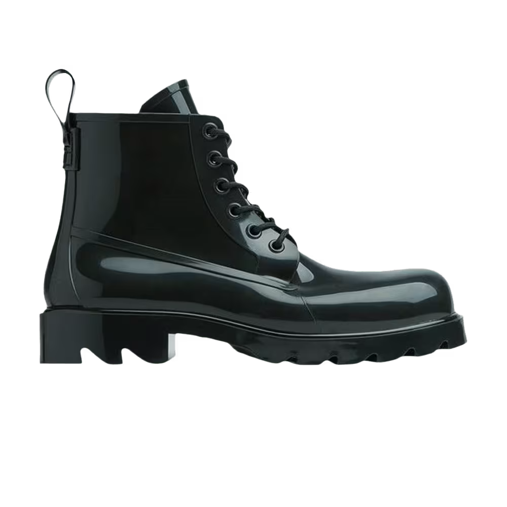 Bottega Veneta Stride Lace-Up Ankle Boot Bottle Green