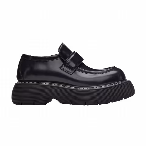 Bottega Veneta Wmns Swell Brushed Loafer 'Black'
