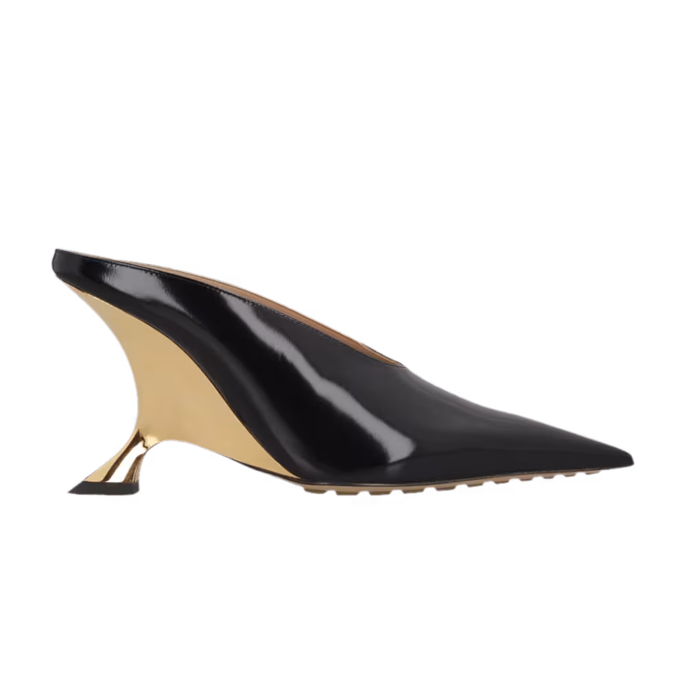 Bottega Veneta Women's Rocket Mule Black Gold