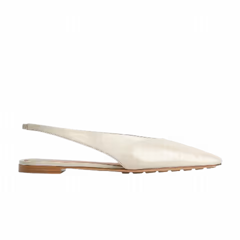 Bottega Veneta Wmns Sofia Sling Back Ballerina 'Sea Salt'
