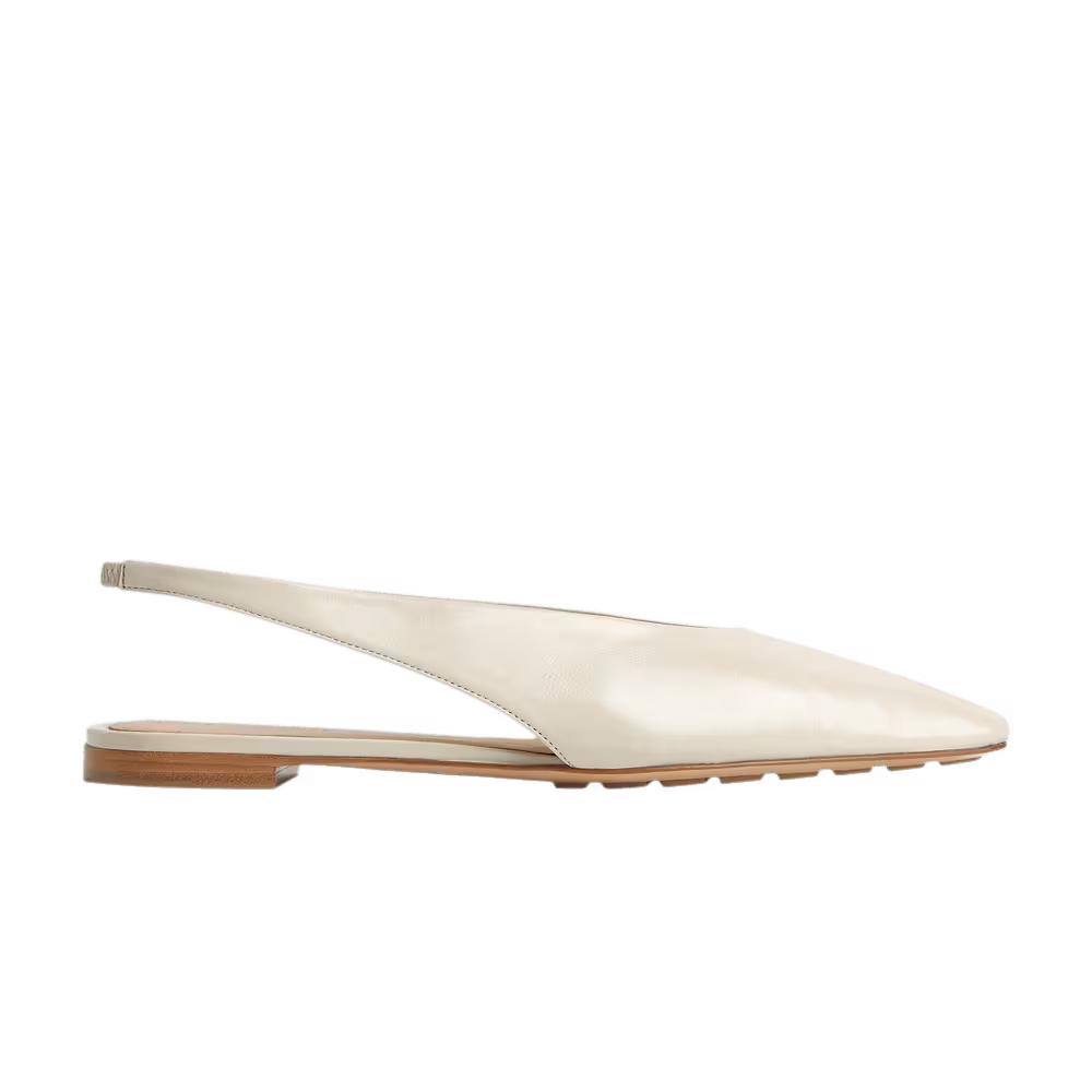 Bottega Veneta Women's Sofia Sling Back Ballerina Sea Salt