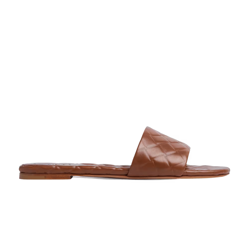 Bottega Veneta Women's Amy Flat Mule New Cognac