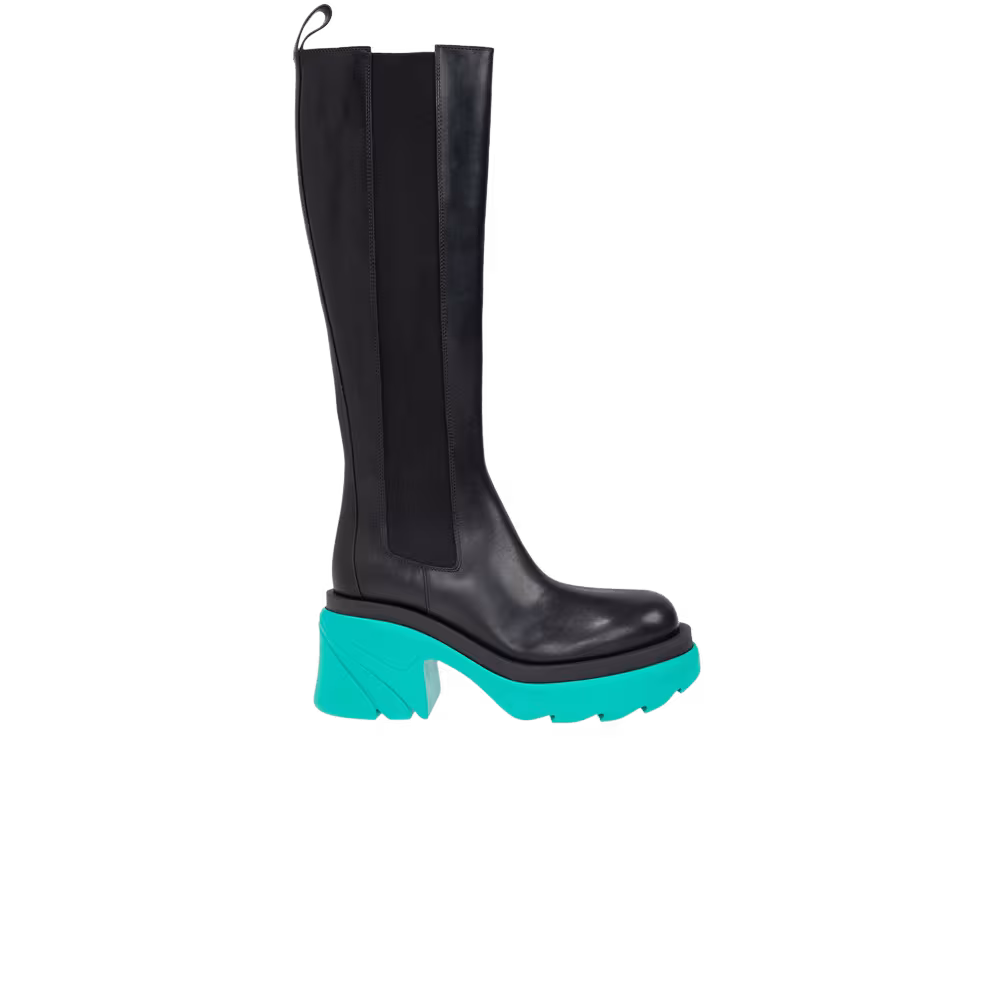 Bottega Veneta Women's Flash Knee High Boot Black Neptune