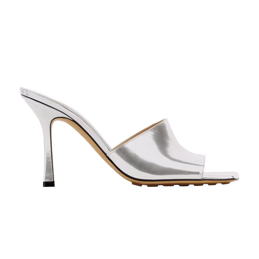 Bottega Veneta Women's Stretch Mule Silver