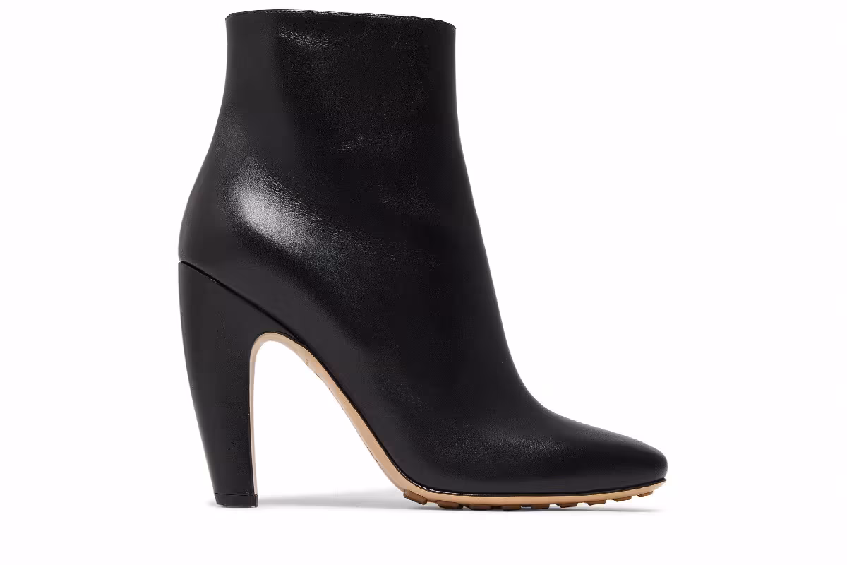 Bottega Veneta Women's Canalazzo Ankle Boot Black, view 2