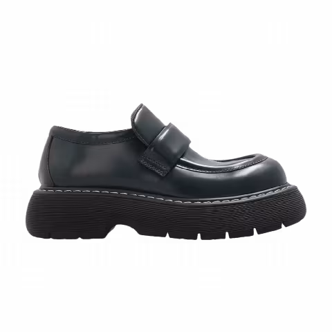 Bottega Veneta Wmns Swell Loafer 'Inkwell Gold'