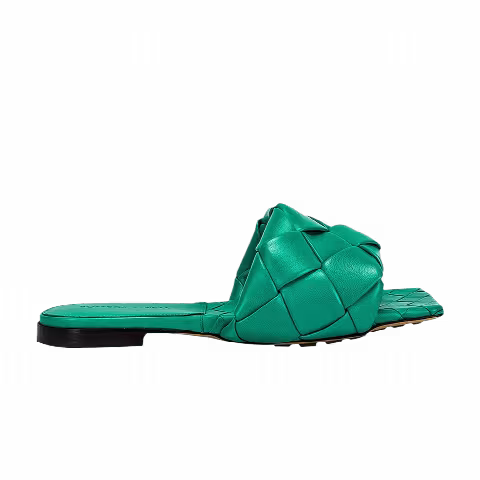 Bottega Veneta Wmns The Lido Sandal 'Acid Turquoise'