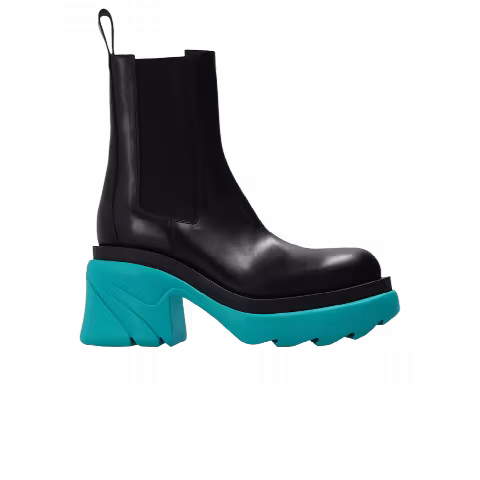 Bottega Veneta Wmns Flash Chelsea Boot 'Black Neptune'