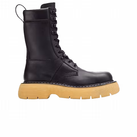 Bottega Veneta Wmns Swell Boot 'Black Natural Rubber'