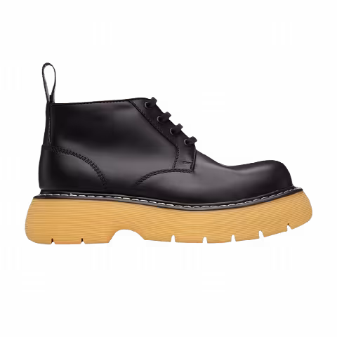 Bottega Veneta Wmns Swell Ankle Boot 'Black Natural'
