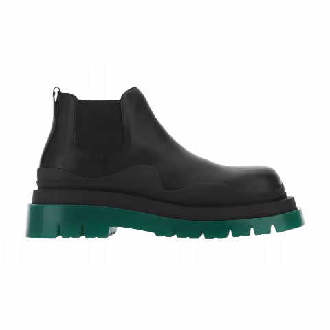 Bottega Veneta Tire Cropped Boot 'Black Grass'