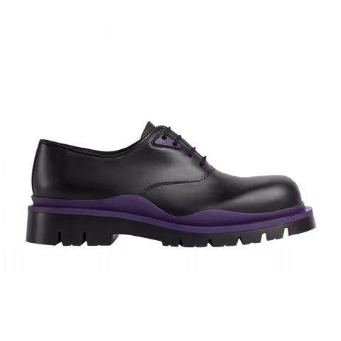 Bottega Veneta Tire Lace-Up 'Black Plum'