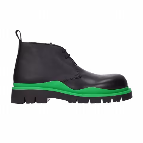Bottega Veneta Tire Desert Boot 'Black Grass'