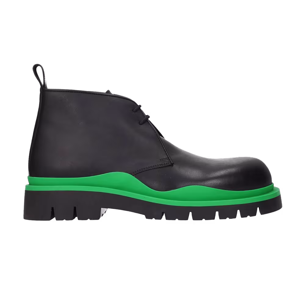 Bottega Veneta Tire Desert Boot Black Grass