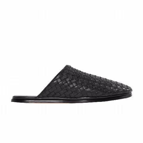 Bottega Veneta Open Back Slipper Nappa 'Dark Green'
