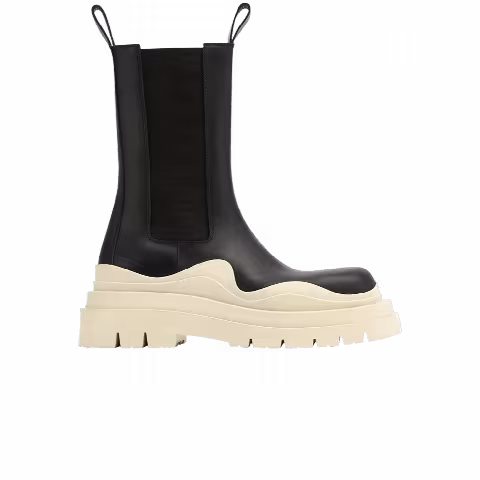 Bottega Veneta Wmns Tire Boot 'Black Sea Salt'