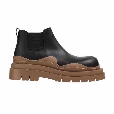 Bottega Veneta Tire Cropped Boot 'Black Jute'