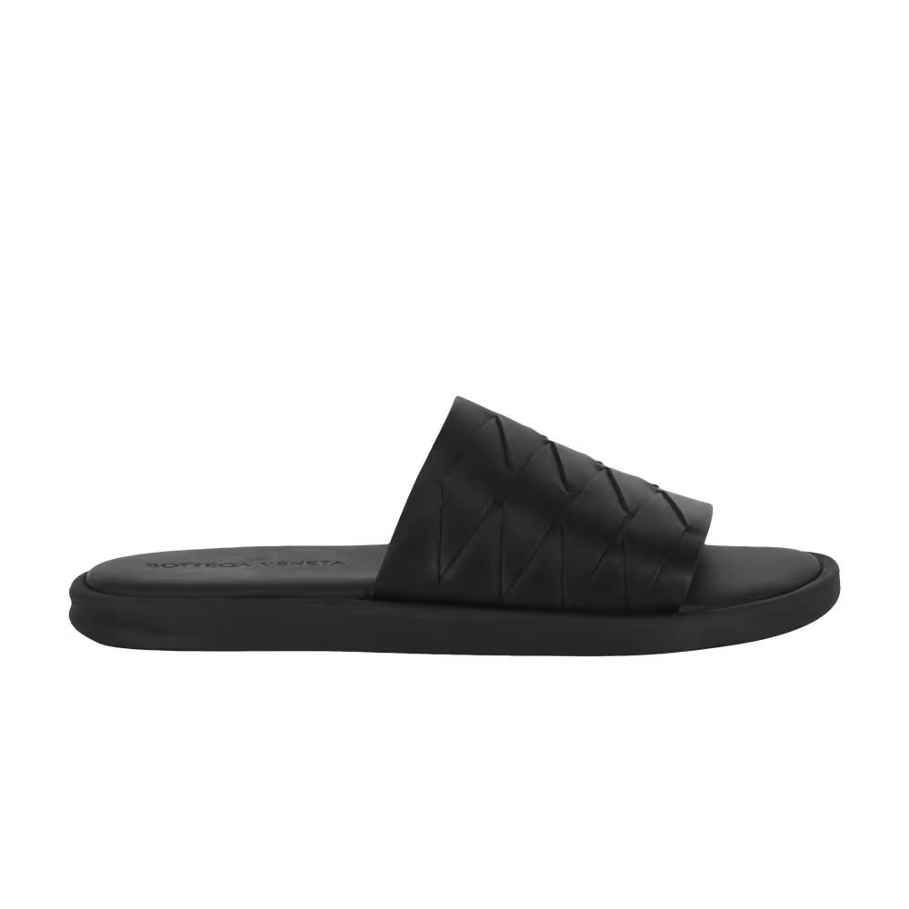 Bottega Veneta Leather Slide Nero