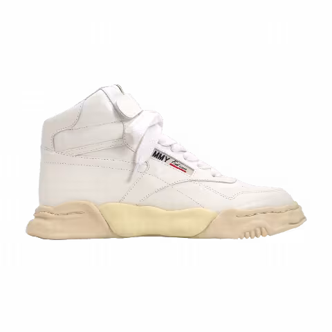 Maison Mihara Yasuhiro Freddie Paraffin Vintage Sole Leather High 'White'
