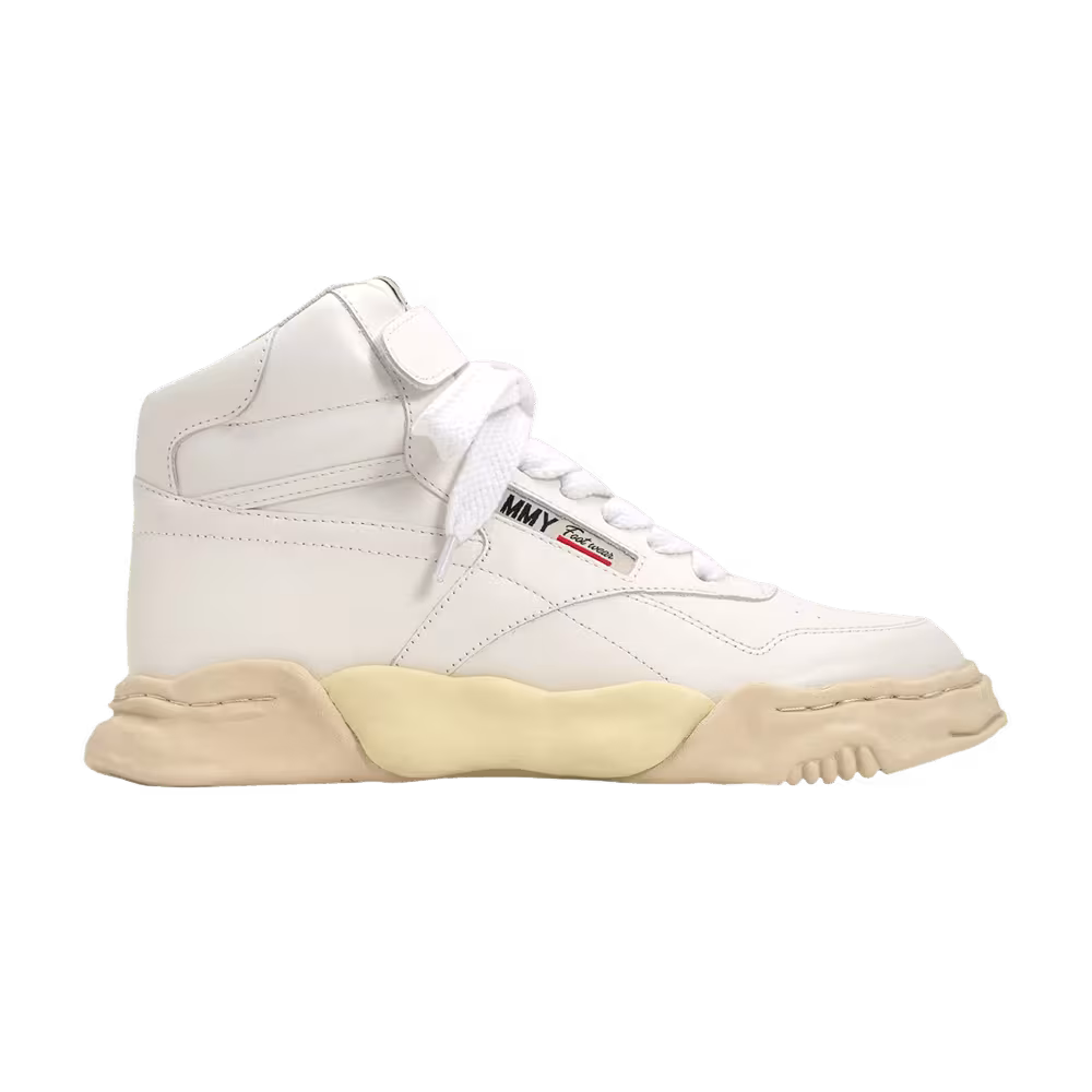 Maison Mihara Yasuhiro Freddie Paraffin Vintage Sole Leather High White