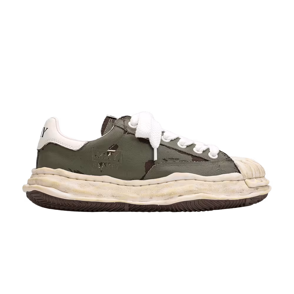 Maison Mihara Yasuhiro Blakey OG Sole Film Attached Canvas Low Khaki