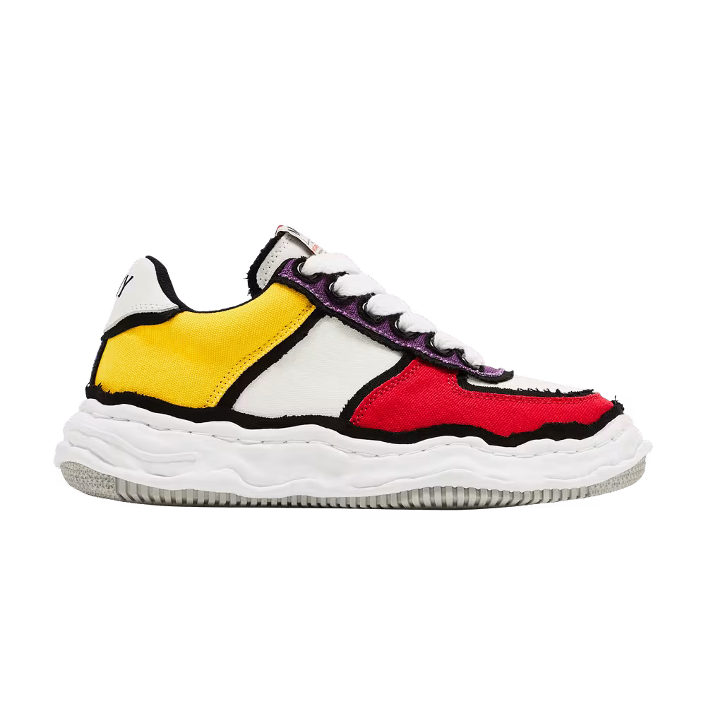 Maison Mihara Yasuhiro Wayne Overhanging Canvas Low Multi-Color