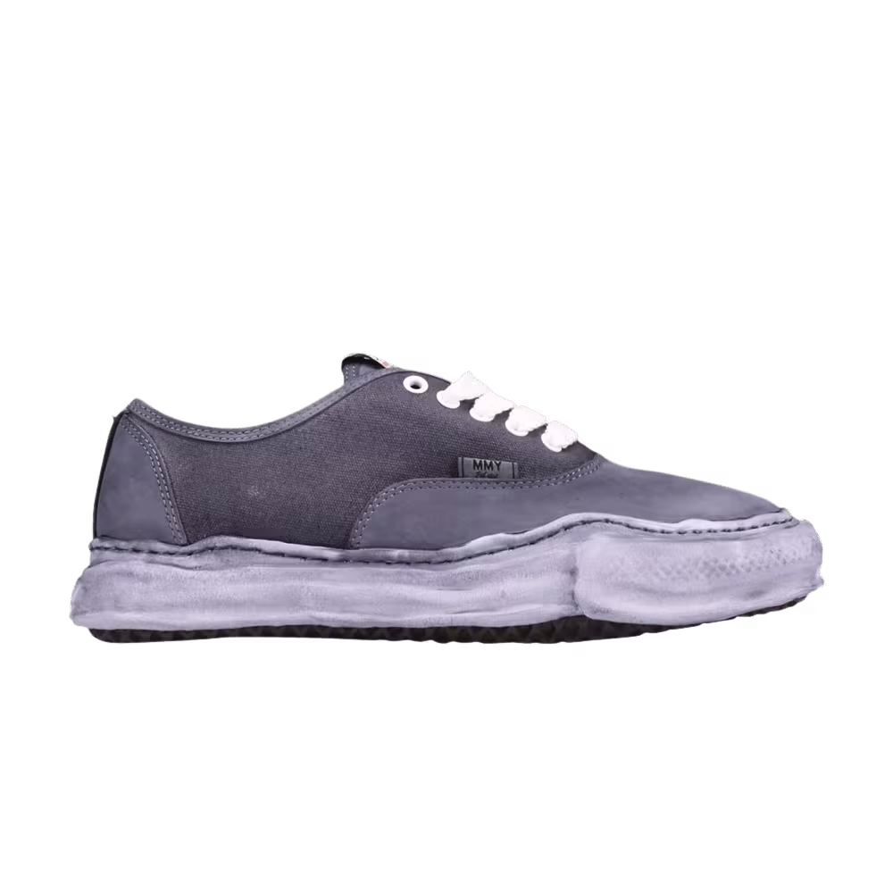 Maison Mihara Yasuhiro Baker OG Sole Overdyed Canvas Low Black