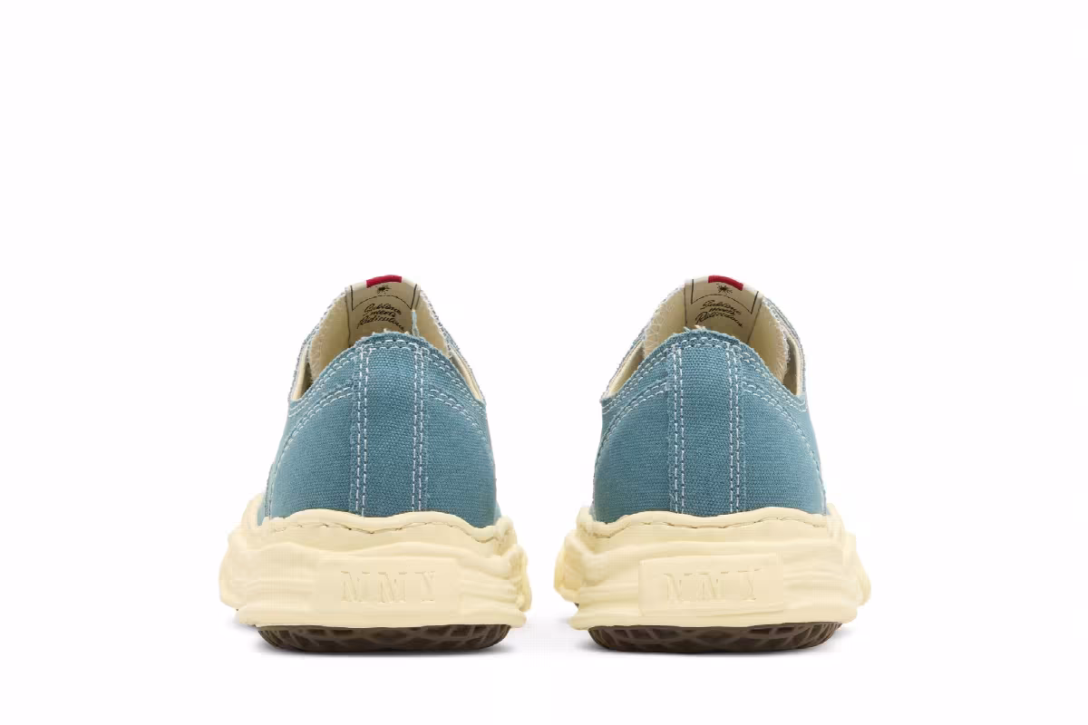 Maison Mihara Yasuhiro Hank Vintage Sole Canvas Low Blue, view 7